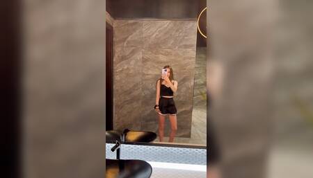 My 18 Year Old Girl Gives Me a Blowjob in the Restroom of a Restaurant