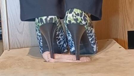 Evil Heels Crushing Cock