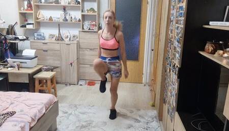 gasping for air, challenge work out