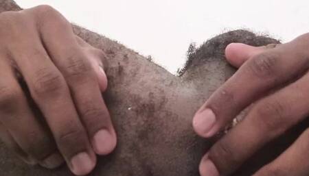 Sexy Hairy Black Asshole
