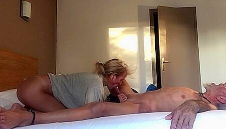 Passionate Sex In Couple ( With Little Blonde And Wildspainman )