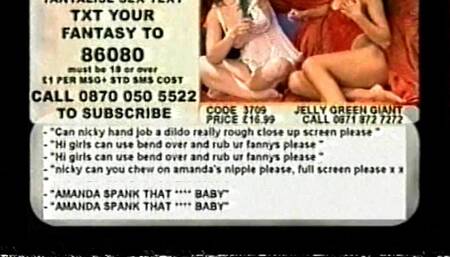 Tantalise Amanda Pickering and Nikki spring 2003