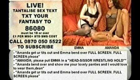Tantalise free babeshow 2003 Amanda Pickering and Emma