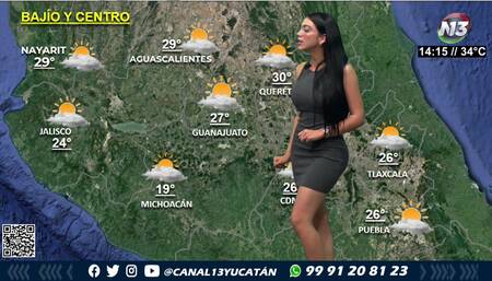 Bella osorio mexican weather girl 1b