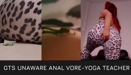 Unaware fitness giantess anal vore