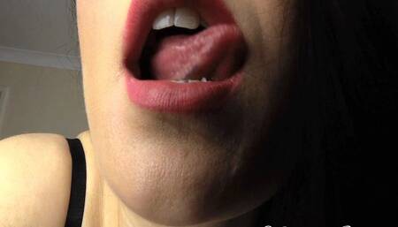 Lip Licking & Biting Tease (480p)