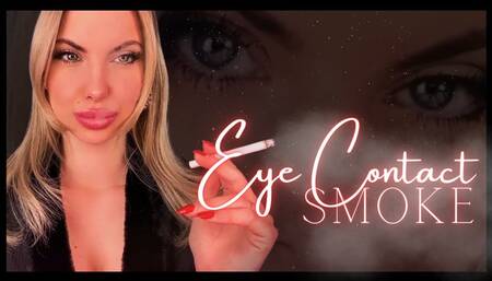 Eye Contact Smoke (Smoking Fetish, Face Fetish, Goddess Worship) 1080WMV
