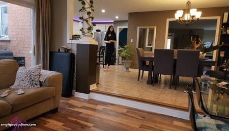 Mom is off duty - shrunken boys get the sock