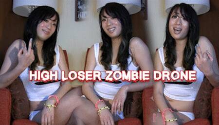 Smoking Loser Zombie Drone
