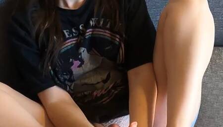 Delivery Foot Job POV | Katherine Kink