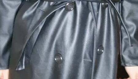 Smoking in leather Lingerie