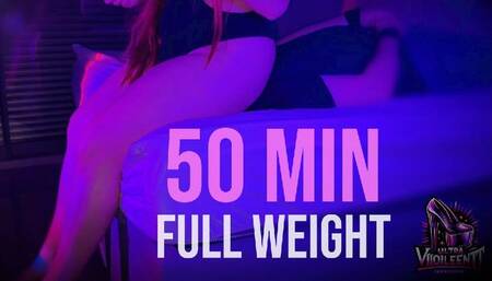 CUSTOM - 50 MINUTES OF QUALITY TIME WITH MY SLAVE (SD) - Full weight juicy BBW face sitting - 45+ minutes on his face FULLWEIGHT - Air Control training - Queen Hanna