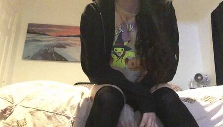 Verbal Humiliation Loser Gets Toilet Pee Cookie for Sneaking in My Room