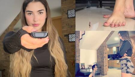 Gabriella shrinks you SLOWLY 4k