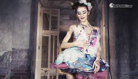 423 Adelle Unicorn as colored candies costume