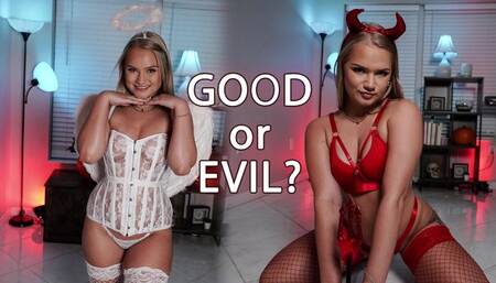 SEX SELECTOR - Harley King As The Devil Temptress Or Angel Slut: Which One Will You Select?