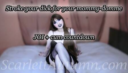 Stroke your dick for your goth mommy-domme - WMV SD 480p
