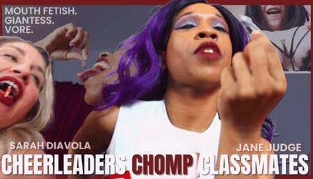 Cheerleaders Chomp Classmates: GIANTESSES GORGE ON TERRIFIED TINIES
