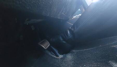 Coming from Work in Knee High Boots