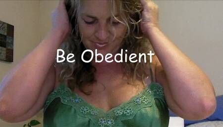 BE OBEDIENT wmv