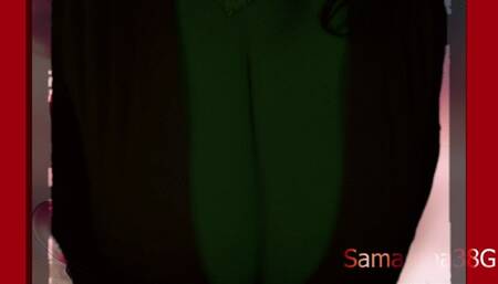 Valentine's Day Cleavage Obsession with Busty Samantha 38G