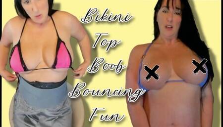 Bikini Top Boob Bouncing Fun