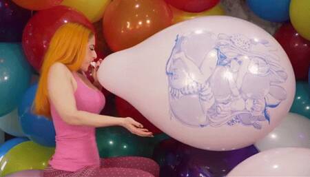 Printed Pink Q24 Blow To Pop - HD 1080p mp4