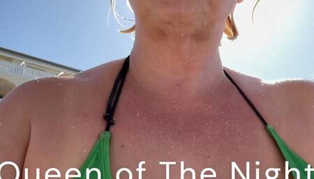 Smoking on the beach - big tits - tiny bikini