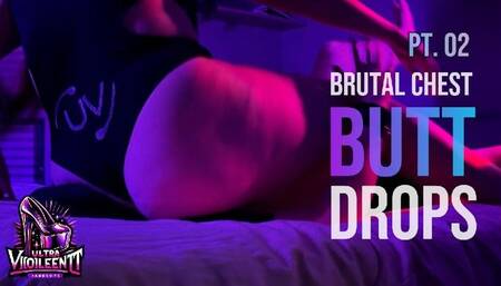 RELENTLESS NON-STOP CHEST BUTT DROPS - Featuring QUEEN HANNA (HD) - SLAVE TRAINING MASTER CLASS (STMC) PART 2 of 5