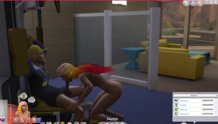 Public fuck in gym guys