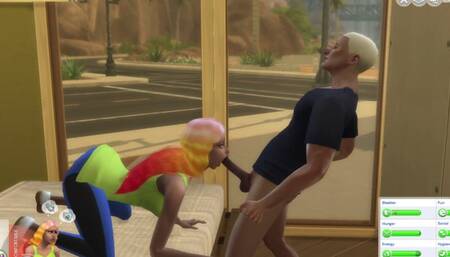 Fucking and sucking deeep hard