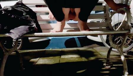 Corssdresseroutdoor Anal and Peeing