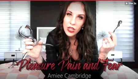 Pleasure pain and fear [1080]