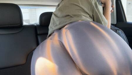 Big Booty Gym Girl Gets Caught Fucking in Car Public!: Leggings, Dick Riding, Moaning & Dirty Talk, Fit Thick