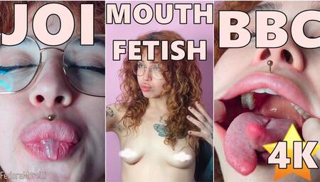 I drain your balls MOUTH FETISH JOI