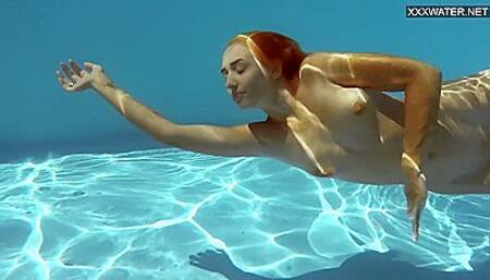Sofie Otis In Small Tits Blonde Babe Swimming