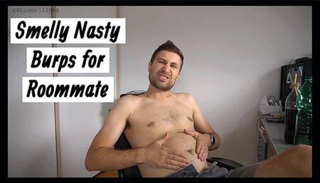 Nasty Stinky Burps for Roommate 720p WMV - Toms Fetish Store