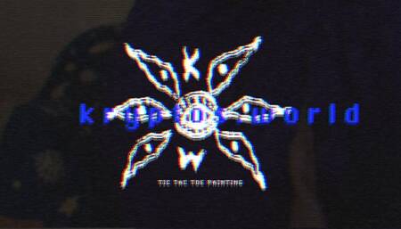 Tic tac toe painting