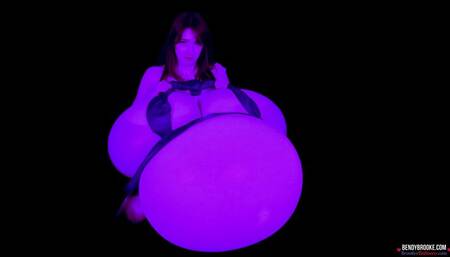 Blueberry Expansion - Juice Filled Z Cups and Rapid Belly Inflation - No Bursting