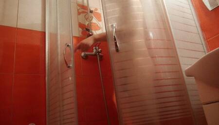 Taking Hot Shower With My Roommate