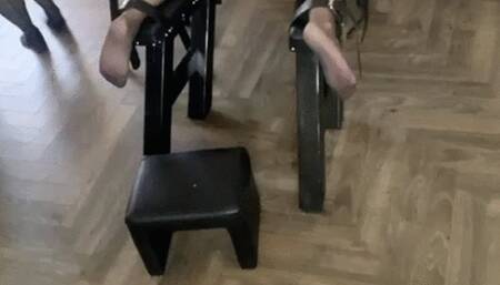 This sissy gets a nice caning