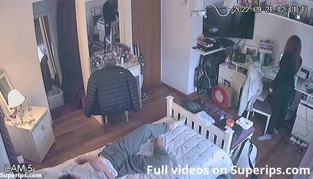 IPCAM – Redhead teen girl is masturbating to orgasm