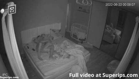 IPCAM – Ukrainian mom wets the bed while fucking