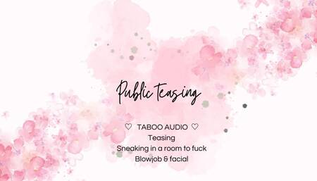 Teasing step-daddy in public (audio only)