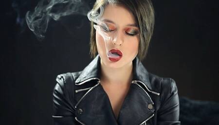 Leather smoking models compilation