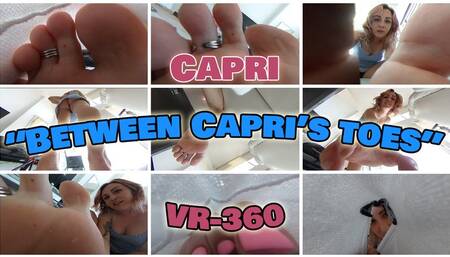 Between Capri's toes - VR360