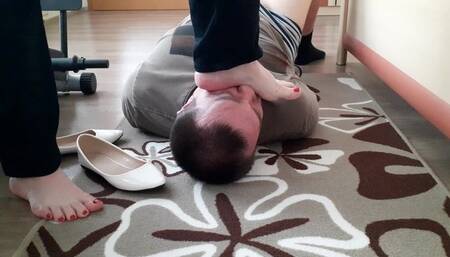 Feet and flat shoes domination