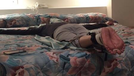 Gianna Spread Tie Whipping To Soles And Ass