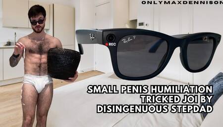 Small penis humiliation tricked by disingenuous stepdad