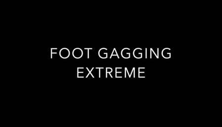 Female foot gagging
